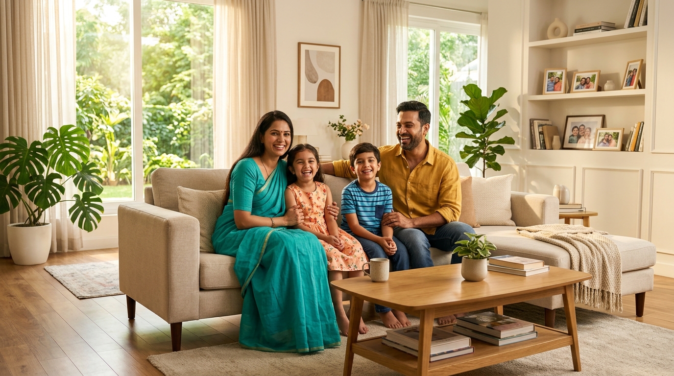 Happy pest-free family